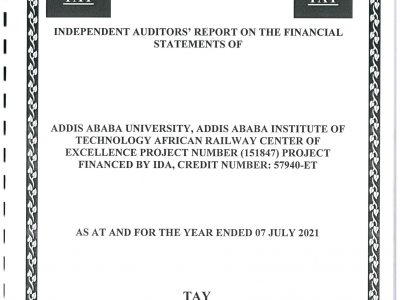 ARCE Audit Report for the Year Ended 7 July 2021